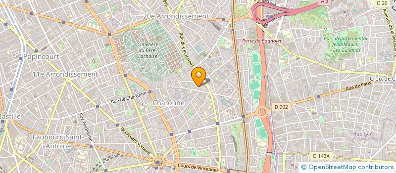 localisation de l'entreprise GROSSES PRODUCTIONS  PARIS