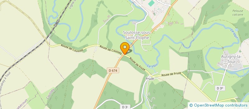 localisation de l'entreprise GROSSI CONSULTING ET ASSOCIES à SOULOSSE-SOUS-SAINT-ELOPHE