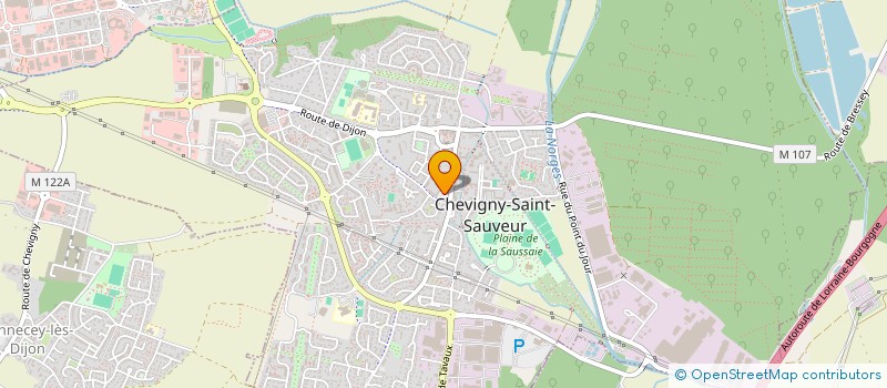 localisation de l'entreprise GROSSIORD à CHEVIGNY-SAINT-SAUVEUR