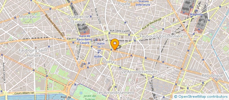 localisation de l'entreprise GROSSISTE EN MAREE FRUITS LEGUMES à PARIS
