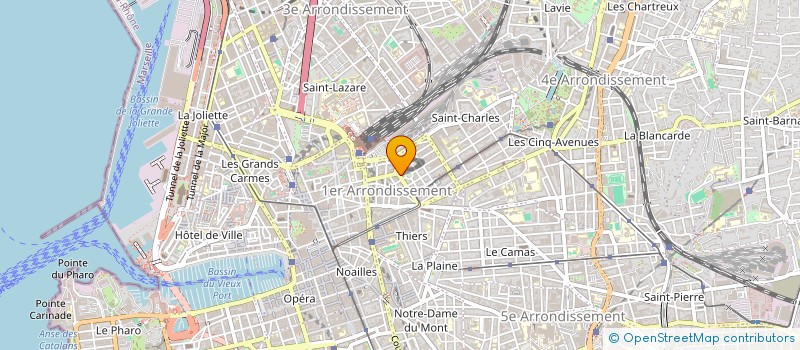 localisation de l'entreprise GROSSISTE INFORMATIQUE DU SUD à MARSEILLE