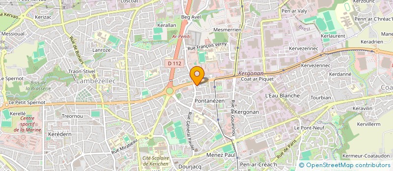 localisation de l'entreprise GROSSO - DELARUE à BREST