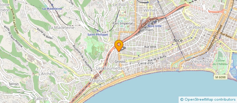 localisation de l'entreprise GROSSO MODO à NICE