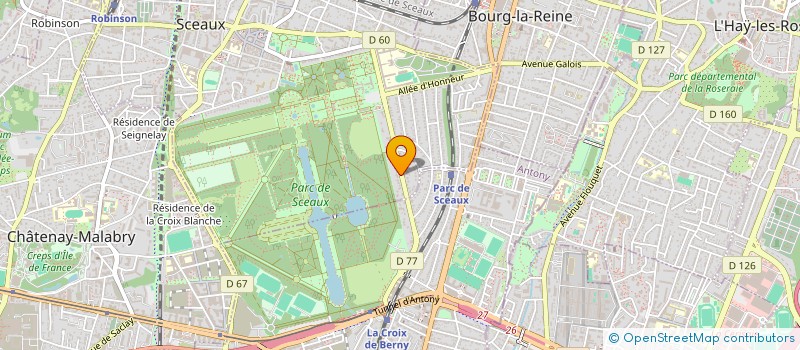 localisation de l'entreprise GROSSO MODO à SCEAUX