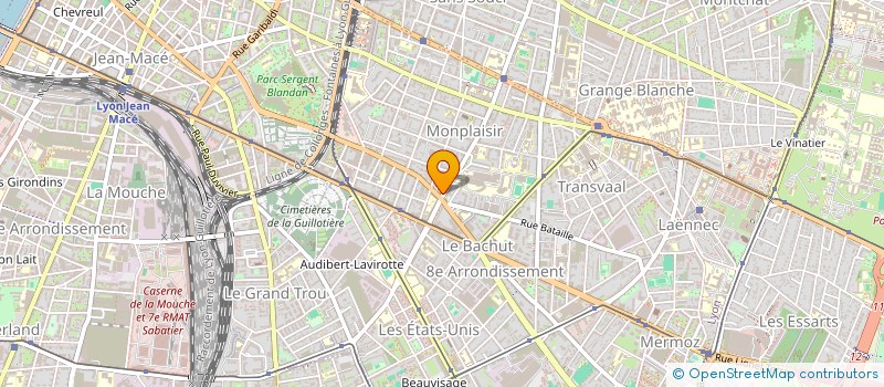 localisation de l'entreprise GROSSOEUVRE CNUDDE  LYON