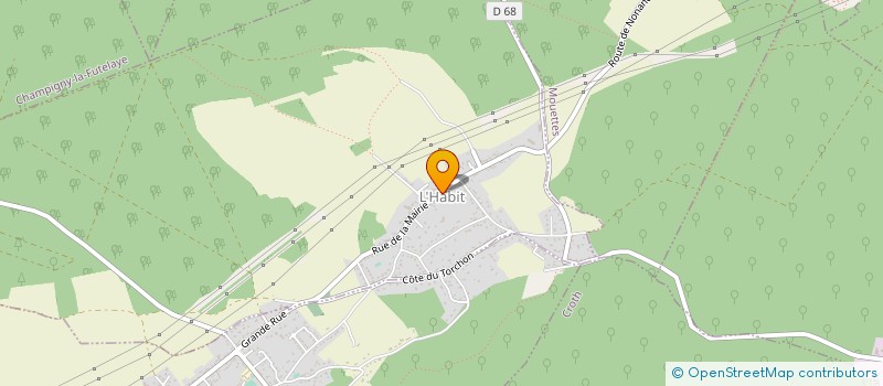 localisation de l'entreprise GROSSOEUVRE-SPORTS  GROSSOEUVRE