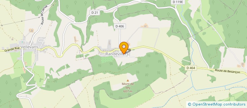 localisation de l'entreprise GROSSOT JOSEPH  RANDEVILLERS