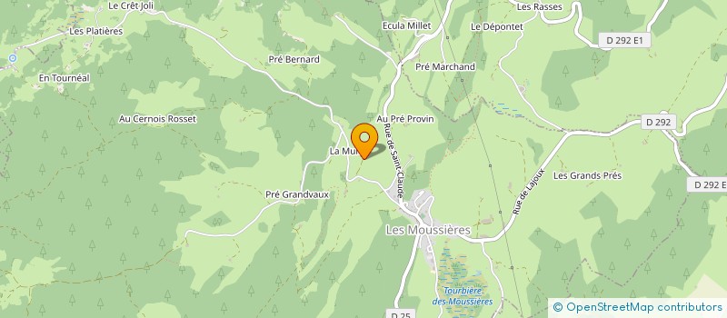 localisation de l'entreprise GROSTABUSSIAT à LES MOUSSIERES