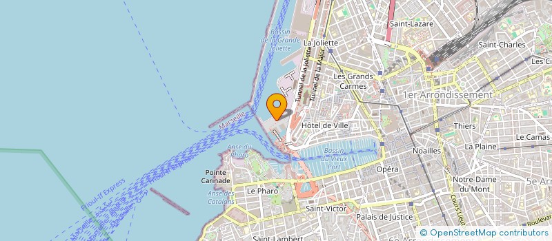 localisation de l'entreprise GROTTE COSQUER à MARSEILLE 2