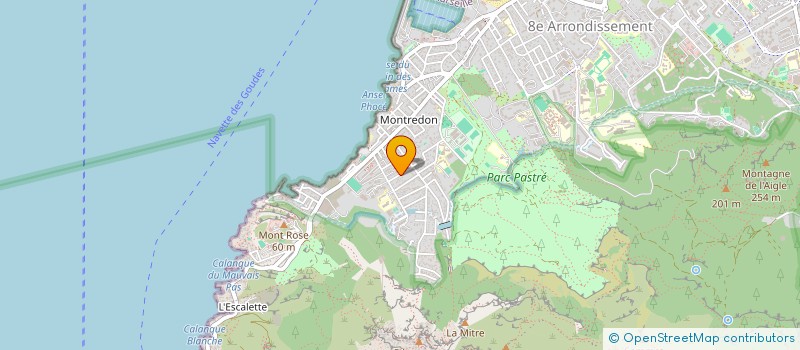 localisation de l'entreprise GROTTE ROLAND à MARSEILLE