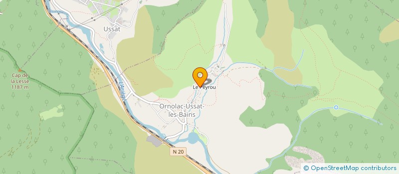 localisation de l'entreprise GROTTES DE HAUTE ARIEGE à ALLIAT