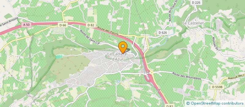 localisation de l'entreprise GROU DE RECH ET D ETUD EN AMEN à LA CADIERE-D'AZUR