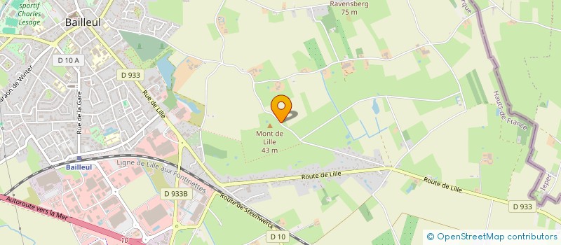 localisation de l'entreprise GROU INT DISCIPLINAIRE RECH ACTION PREVE à BAILLEUL