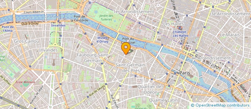 localisation de l'entreprise GROU RADENEZ ET JOLY à PARIS