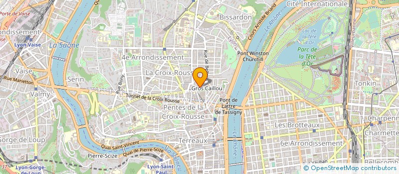 localisation de l'entreprise GROU SPORT DU CREDIT LYONNAIS à LYON