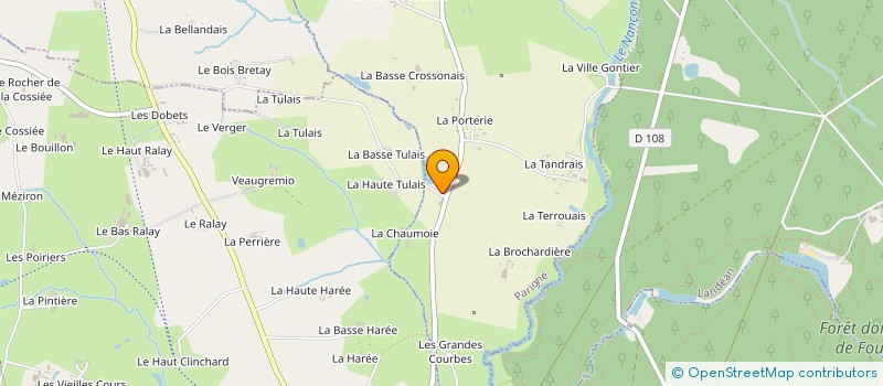 localisation de l'entreprise GROUAZEL SARL à SAINT-SAUVEUR-DES-LANDES