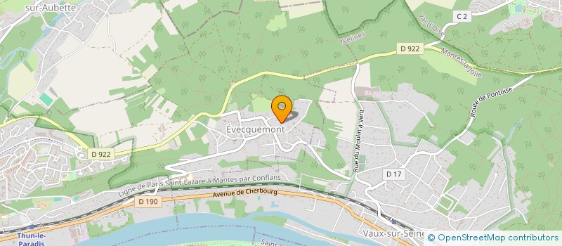 localisation de l'entreprise GROUEPMENT FONCIER RURAL DE LA FERME DU CLOS DE MEZU  EVECQUEMONT