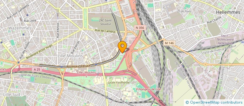 localisation de l'entreprise GROUH ENERGIE à LILLE