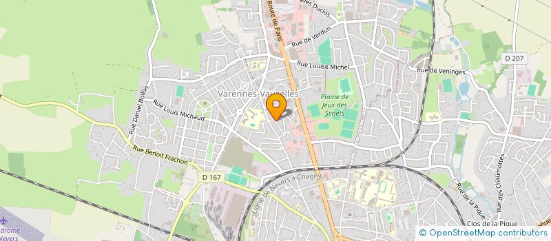 localisation de l'entreprise GROUILLER SOURZAC  VARENNES-VAUZELLES