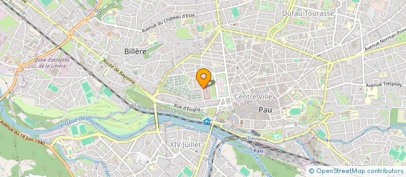 localisation de l'entreprise GROUND & POUND à PAU