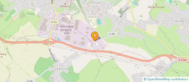 localisation de l'entreprise GROUND7  BEHREN-LES-FORBACH