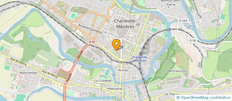 localisation de l'entreprise GROUP ACHAT EDUCATION NATIONAL à CHARLEVILLE-MEZIERES