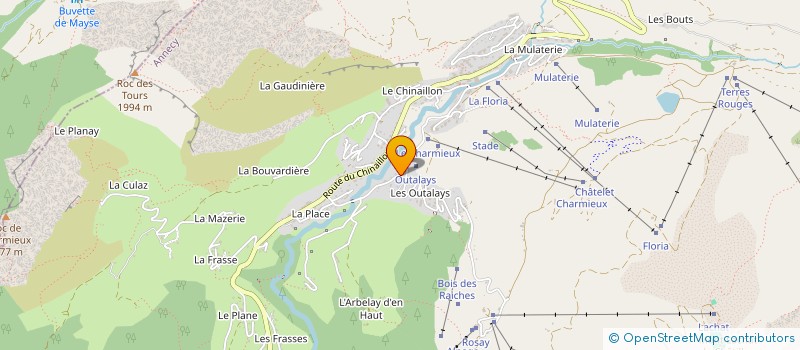 localisation de l'entreprise GROUP AGRIC EXPL COM REC LES LANGUIERES à LE GRAND-BORNAND