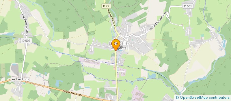 localisation de l'entreprise GROUP AGRIC TRAV ENTRET PAYS BRAY  LACHAPELLE-AUX-POTS