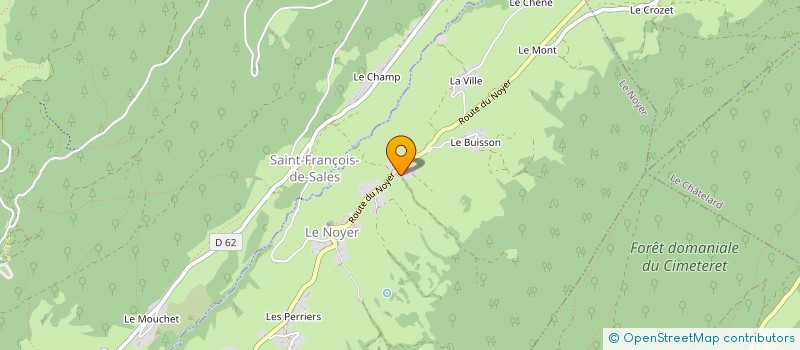 localisation de l'entreprise GROUP AGRICOLE EXPLOIT COMMUN DES CROIX à SAINT-FRANCOIS-DE-SALES