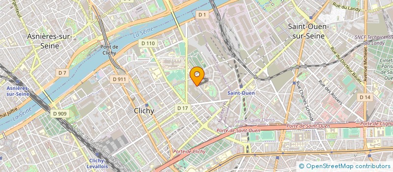 localisation de l'entreprise GROUP AIDE A LA FAMILLE NYUIADZI GAN à CLICHY