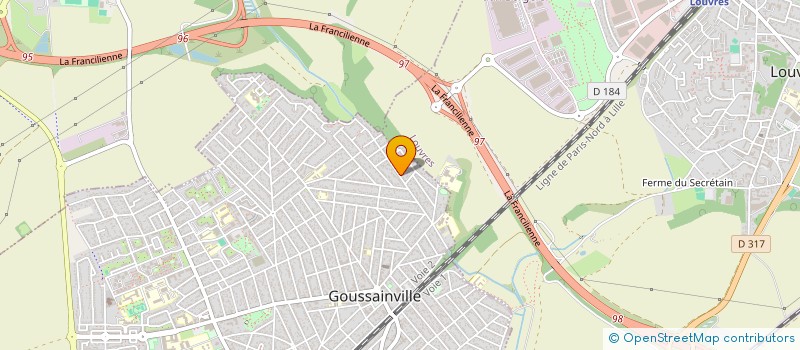 localisation de l'entreprise GROUP ALLIANCE THAKAN  GOUSSAINVILLE