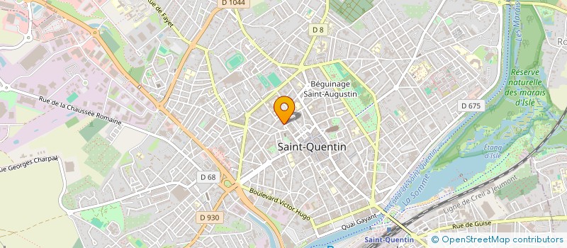 localisation de l'entreprise GROUP AMICAL RETRAITE COMMERCE INDUSTRIE à SAINT-QUENTIN