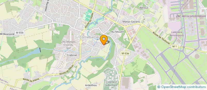 localisation de l'entreprise GROUP APHASIQUES TCHATCHEURS TOULOUS  CORNEBARRIEU