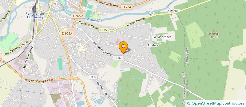 localisation de l'entreprise GROUP'ARCENCIEL à ROMORANTIN-LANTHENAY