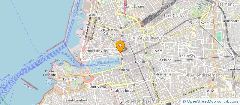 localisation de l'entreprise GROUP ARMATEURS COTIERS MARSEILLAIS à MARSEILLE