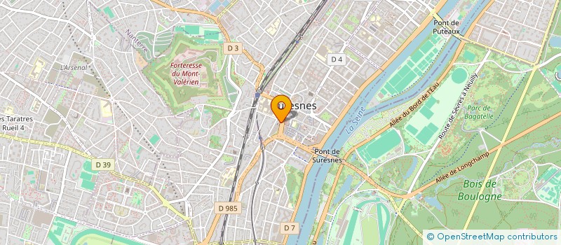 localisation de l'entreprise GROUP ARTIS RENOV SURESN GCARS à SURESNES