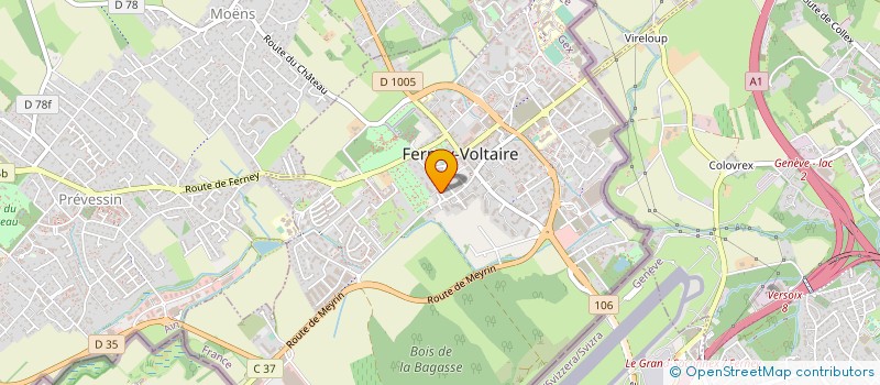 localisation de l'entreprise GROUP ARTIS TRADIT CONSTR GAT à FERNEY-VOLTAIRE
