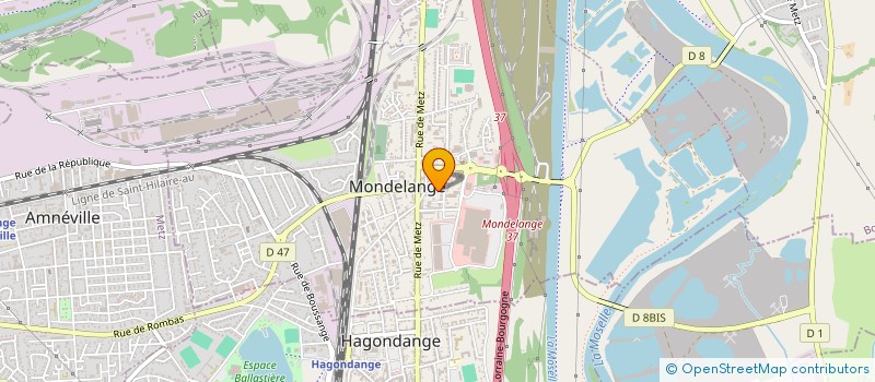 localisation de l'entreprise GROUP ASS PECHE ET PISCICULTUR à MONDELANGE