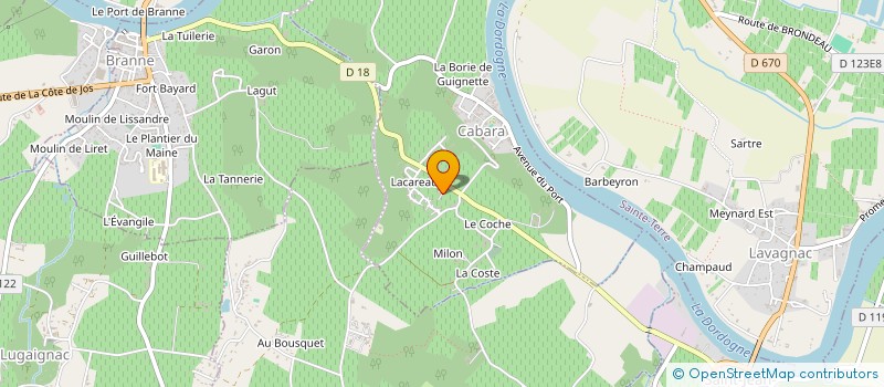 localisation de l'entreprise GROUP'AT  CABARA