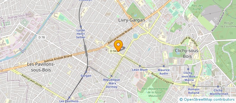 localisation de l'entreprise GROUP ATHALI  LE RAINCY