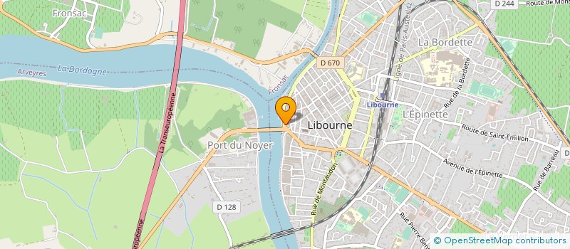 localisation de l'entreprise GROUP AUDAX à LIBOURNE