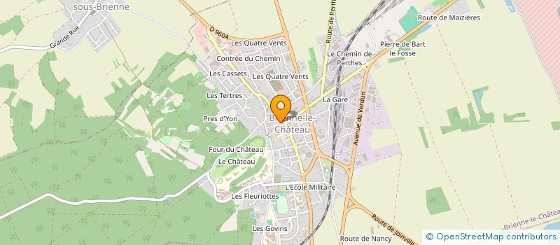 localisation de l'entreprise GROUP'AVANTAGE ENERGIE à BRIENNE-LE-CHATEAU