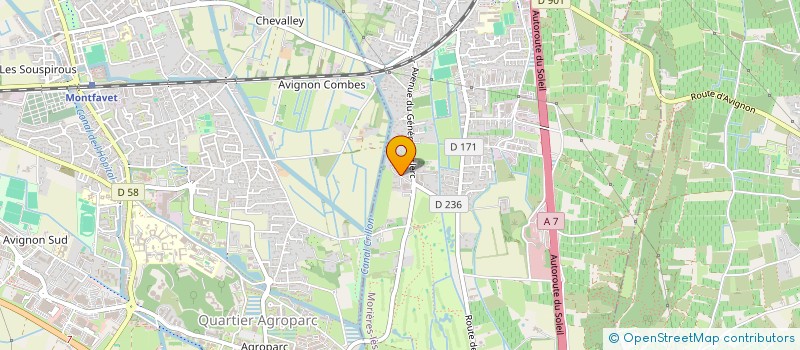 localisation de l'entreprise GROUP BLK MYLIF  MORIERES-LES-AVIGNON