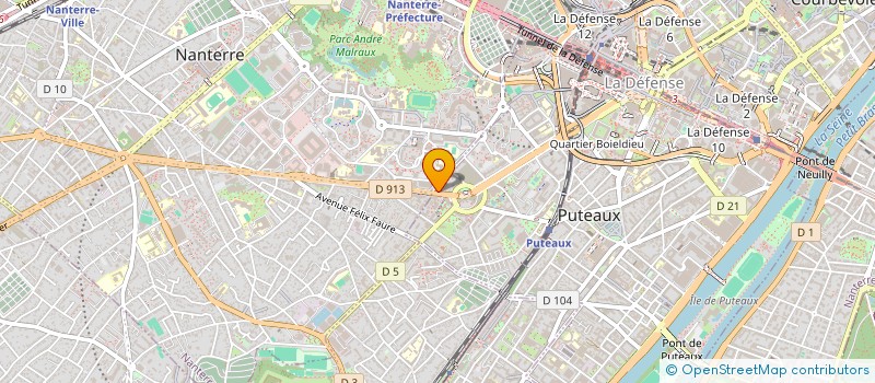 localisation de l'entreprise GROUP BSP SECURITE  PUTEAUX