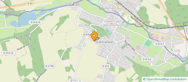 localisation de l'entreprise GROUP BUCHERONNAGE ST LUBINOIS à SAINT-LUBIN-DES-JONCHERETS