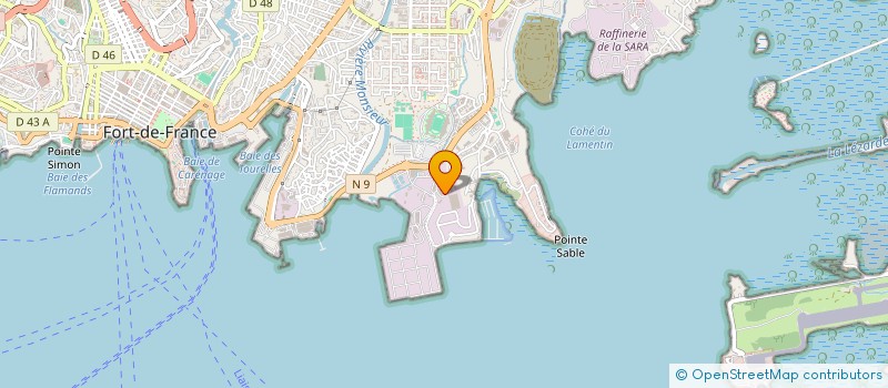 localisation de l'entreprise GROUP CARAIBES IMPORT  FORT-DE-FRANCE