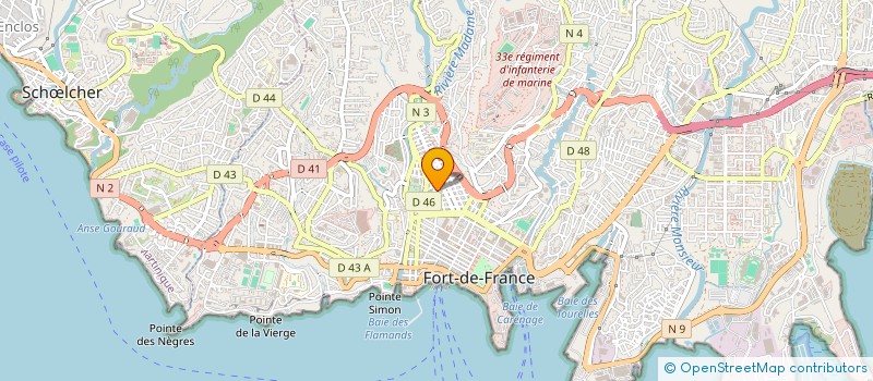 localisation de l'entreprise GROUP CARIB BATIM TRAVAUX PUBLICS à FORT-DE-FRANCE