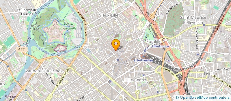 localisation de l'entreprise GROUP COMMERCANT R ESQUERMOISE à LILLE