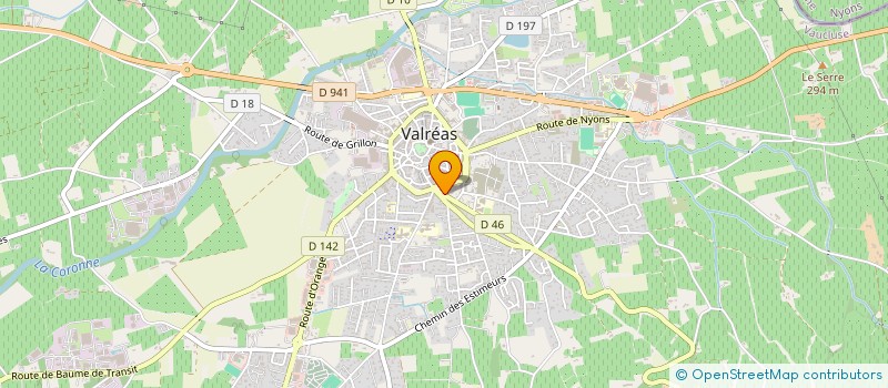 localisation de l'entreprise GROUP COMTA CONSEIL ASSIST DEFENSE à VALREAS