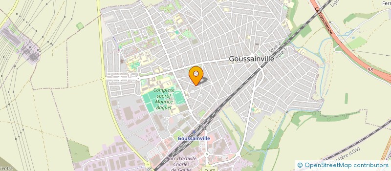 localisation de l'entreprise GROUP CONSEIL FORMATION  GOUSSAINVILLE
